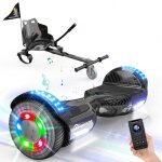 Evercross hoverboard gyropode 6. 5 pouces noir hoverkart noir autoquilibre self - balancing led light ...