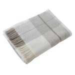 Everett - plaid  franges 100% laine  carreaux 140x200cm