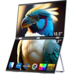 Moniteur empilable double cran pliable 185 pouces - eviciv delta max - full hd 1080 - large compatibilit ...