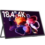 Moniteur portable 4k - eviciv - 18. 4 pouces - 100% srgb - 2 ports type - c - minihdmi