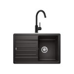 vier et accessoires - blanco - pack vier + mitigeur - 1 bac - rectangulaire - rversible