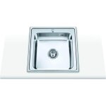 �vier - cata - inox 304 - 1 cuve - 50 cm - profondeur 18 cm