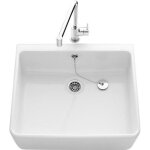 vier timbre doffice cramique blanc ekio i 1 bac