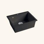 Évier céramique noir mat felix 1 bac 600x510 mm Évier céramique noir mat felix 1 bac 600x510 mm