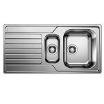 vier de cuisine - blanco - dinas 6 s - inox bross - 1 bac - rversible