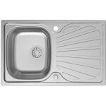 Evier de cuisine  encastrer 1 cuve + 1 gouttoir + systme de drainage - yongshia - inox