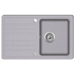 vier de cuisine - granit - rversible - gris - 765 x 460 mm - rsistant aux taches et rayures