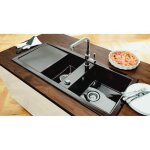 Evier 1 bac et demi avec egouttoir a droite villeroy et boch subway pure 60 100 x 51 cm blanc sans vidage ... Evier 1 bac et demi avec egouttoir a droite villeroy et boch subway pure 60 100 x 51 cm blanc sans vidage ...
