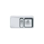 vier encastrable - franke - sinos snx 251 - inox - 2 bacs - rversible - a encastrer