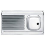 Evier - franke - man711 - 800 - inox - rversible - 1 bac