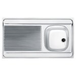 Evier - franke - man711 - inox - 1 bac - rversible - 100x60cm