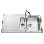 �vier inox lisse luisina debussy 1 bac et demi - 1 �gouttoir