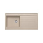 Evier rectangulaire jasna blanc franke - grande cuve - rversible - a encastrer