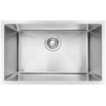 Evier luisa vier 1 grande cuve seule 76x45 en inox essebagno