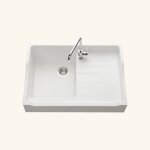 �vier timbre doffice granit blanc cass� mat k�mbad tamarin 1 bac 1 �gouttoir