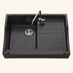 �vier timbre doffice granit noir k�mbad tamarin 1 bac 1 �gouttoir