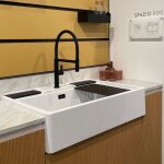 Évier timbre doffice granit blanc spazio Évier timbre doffice granit blanc spazio