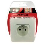 Evoe prise 10 / 16a + t - encastrable - blanc Evoe prise 10 / 16a + t - encastrable - blanc