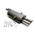 Evoe466e276s pot echappement silencieux acier pour bmw serie 3 cabriolet berline coupe break e46 ( 6 ... Evoe466e276s pot echappement silencieux acier pour bmw serie 3 cabriolet berline coupe break e46 ( 6 ...