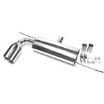 Evog5e276 - 1 pot echappement silencieux inox pour audi a3 8p de mai 2003 a 2012