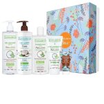 Evoluderm - coffret corps et cheveux pluie de coco - 5 soins naturels - hydratation - box spring