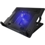 Ewent ew1258 - base de refroidissement pour portable 125 mm silencieuse avec hub 2x usb - noir (jusqu� ...
