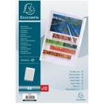 Pochettes coin a4 polypropylne lisse 12x100e - exacompta - transparent - enfant - mixte