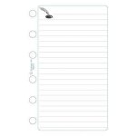 Feuillet note - exacompta - 18215e - papier blanc - 47 feuillets - 17. 2 x 10. 5 cm