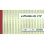 Carnet de quittances de loyer - exacompta - 43e 10x - d�tail des charges - pour locations nues ou meubl�es ...