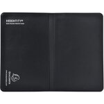 Exacompta porte - cartes pvc 2 cartes 2 pochettes noir ? 95 x 125 mm