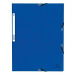 Exacompta : chemise cartonnee elastique a4 - fabriquee en france - bleu