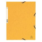 Exacompta : chemise cartonnee elastique a4 - fabriquee en france - jaune