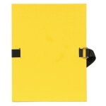 Chemise dos extensible - exacompta - jaune - format a4 - capacit� 1000 feuillets