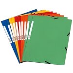 Chemise à élastiques - exacompta - 24 x 32 cm - 3 rabats - vert - carton 375 g Chemise à élastiques - exacompta - 24 x 32 cm - 3 rabats - vert - carton 375 g