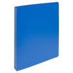 Exacompta classeur 4 anneaux a4 maxi polypropyl�ne opaque bleu