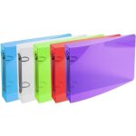 Exacompta - classeur fiche bristol - dos 35mm - 148 x 21 - 2 anneaux - polypropylne translucide 7 / ...