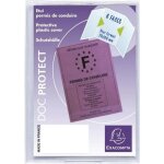 Exacompta : etui de protection 3 volets permis de conduire format 7. 3 x 10. 6cm