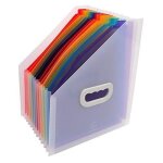 Exacompta porte - revues  12 compart. pp crystal 55598e