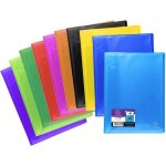 Exacompta - protge documents soud - 21 x 297 - 40 vues - pochettes cristal lisses - 10 couleurs alatoires ...