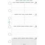 Recharge semainier - exacompta - exatime 14 - 81x126 cm - 1 semaine sur 2 pages - imprimvert