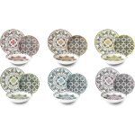 Excelsa - service de vaisselle roma 18 pi�ces multicolore - 62494