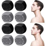 Exerciseur de mchoire - unisexe - 8 pcs - silicone de qualit alimentaire - portable - musculation