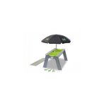 Table bac � sable et � eau - exit toys - aksent - parasol inclus - outils de jardin
