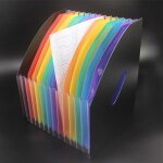 Expanding file folder trieur � soufflets classeur rangement papier chemise trieur plastique 13 compartiments ...