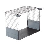Extension de cage - ferplast - multipla - gris - 37x72x50 cm - pour lapins et cochons dinde