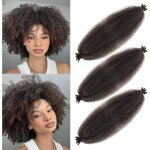 Extensions de cheveux afro twist - estampille - 16 pouces - pack de 3 - pr� - s�par�s - kinky marley