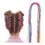 Extensions de cheveux - arc - en - ciel - lot de 40 - 84 cm - accessoires colorés - pour femmes et filles ... Extensions de cheveux - arc - en - ciel - lot de 40 - 84 cm - accessoires colorés - pour femmes et filles ...