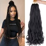 Extensions de cheveux boucl�s pr� - �tir�s - zgeer - lot de 8 pi�ces - 80 cm - 1b# - synth�tique haute ...