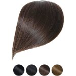 Extensions de cheveux franges naturelles - sightmark - 100% cheveux humains - marron fonc� - 10 pouces ...
