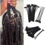 Extensions de cheveux humains - la rurale - locks fait � la main - 14 pouces - 0. 4 cm - 10 locs / pack ...